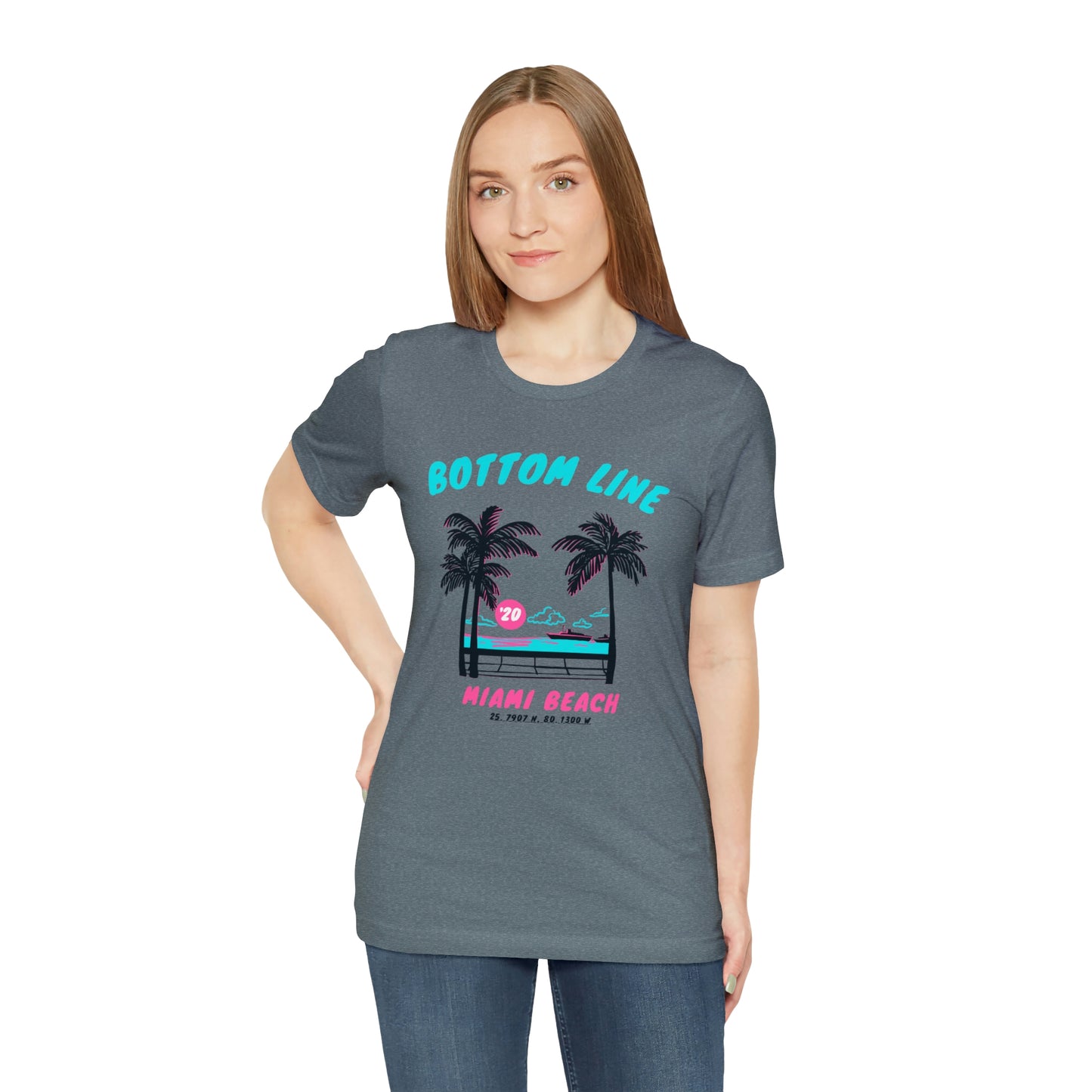 Miami Beach Front Design Tee