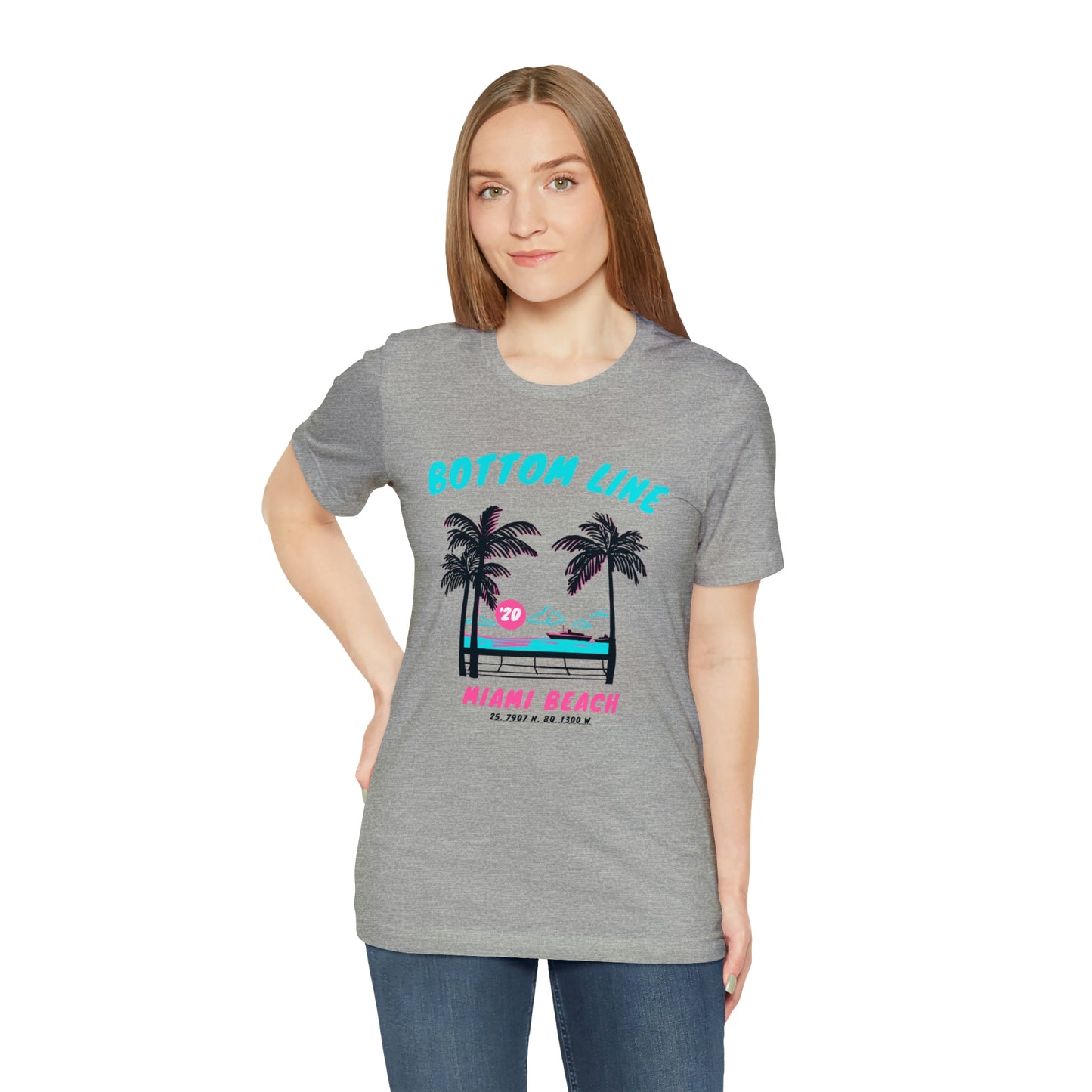 Miami Beach Front Design Tee