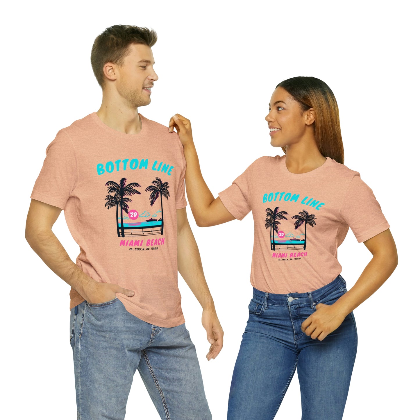 Miami Beach Front Design Tee